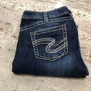 Women’s silver jeans